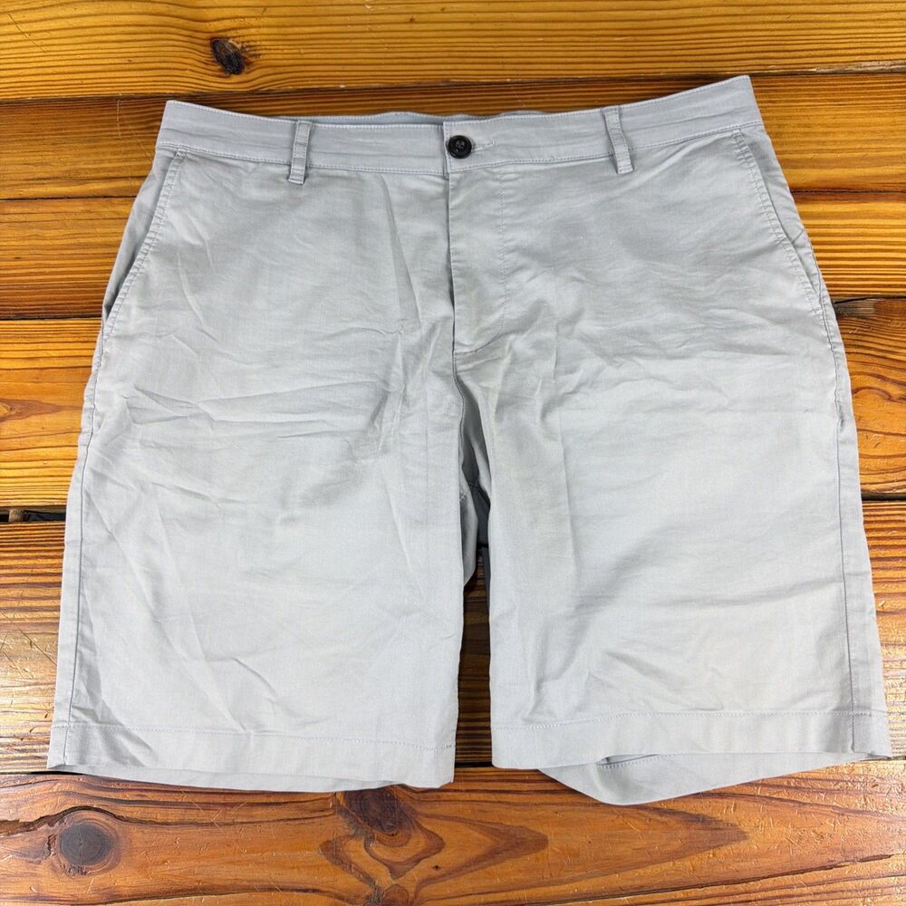 Faherty Men's Casual Golf Shorts Gray Size 34